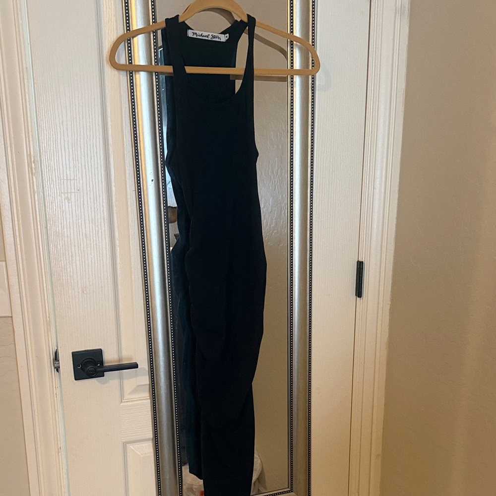 Michael Stars Elegant Black Midi Dress